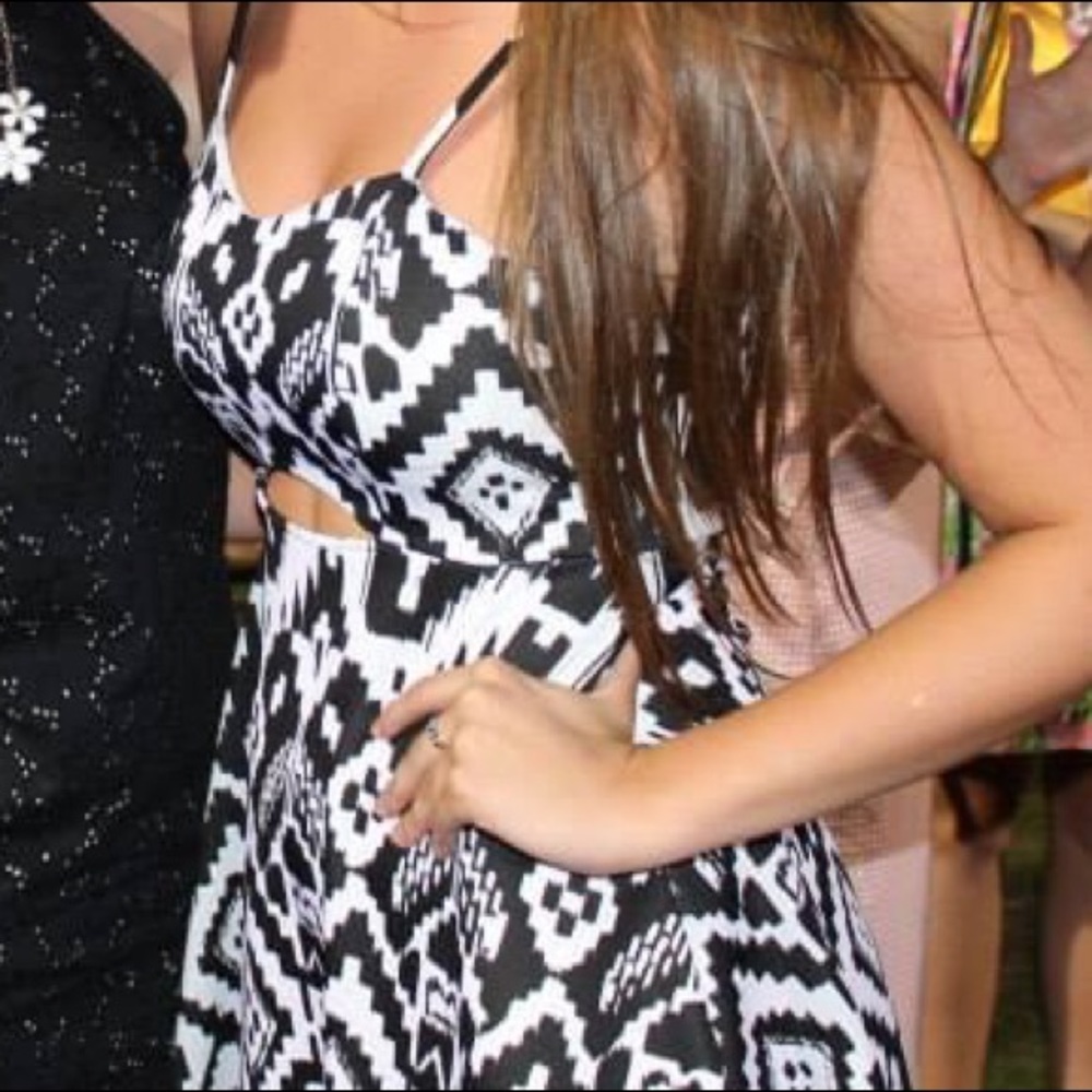Printed Mini Dress - Picture 3 of 4